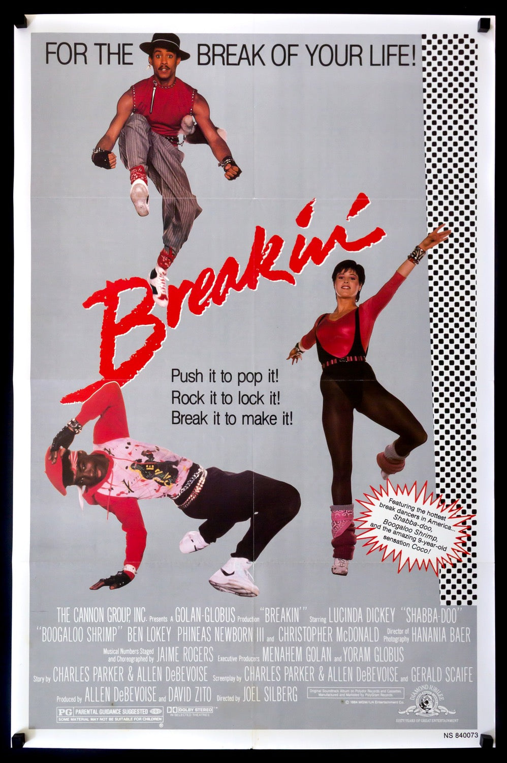 Breakin' (1984) original movie poster for sale at Originalfilmart