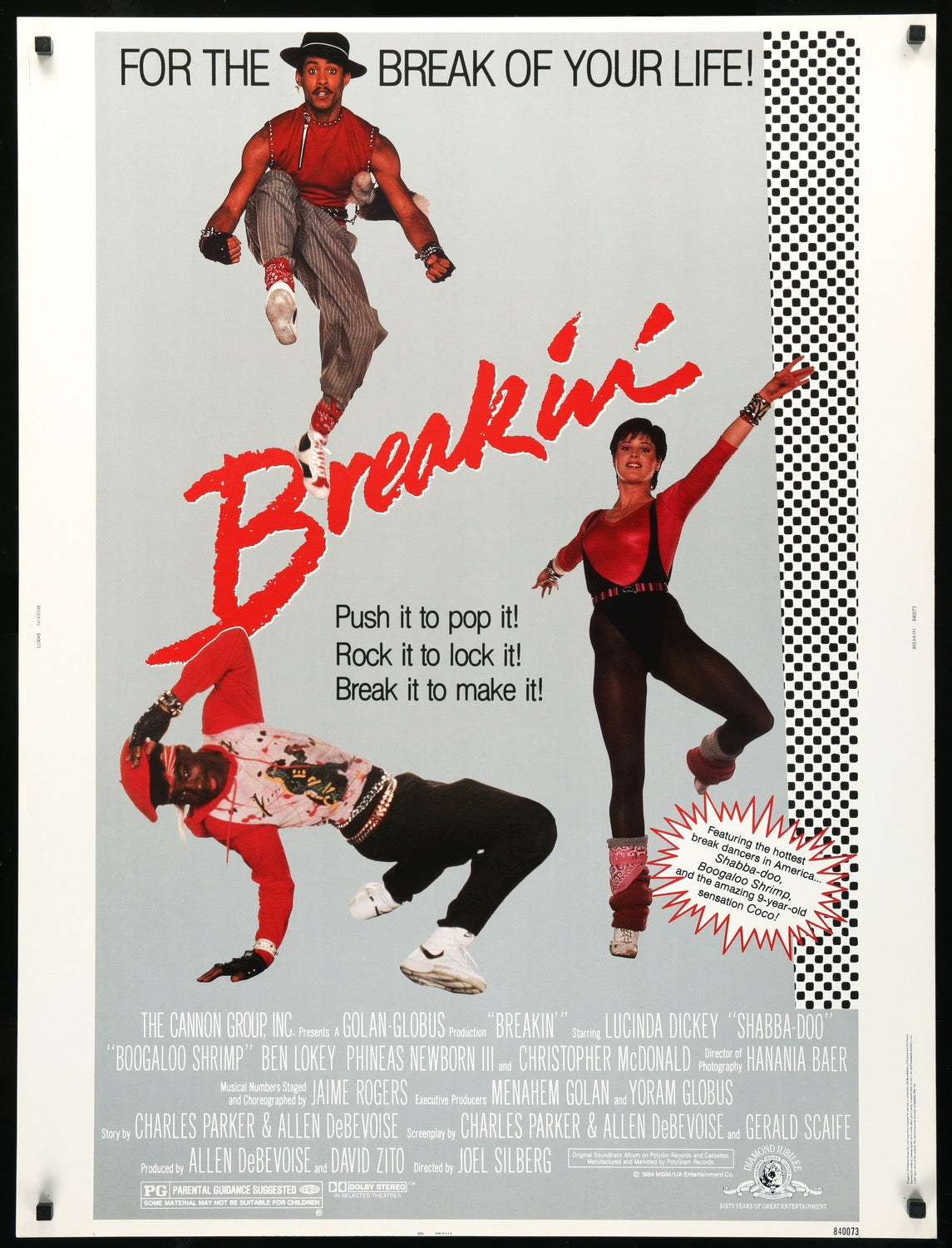 Breakin' (1984) original movie poster for sale at Originalfilmart