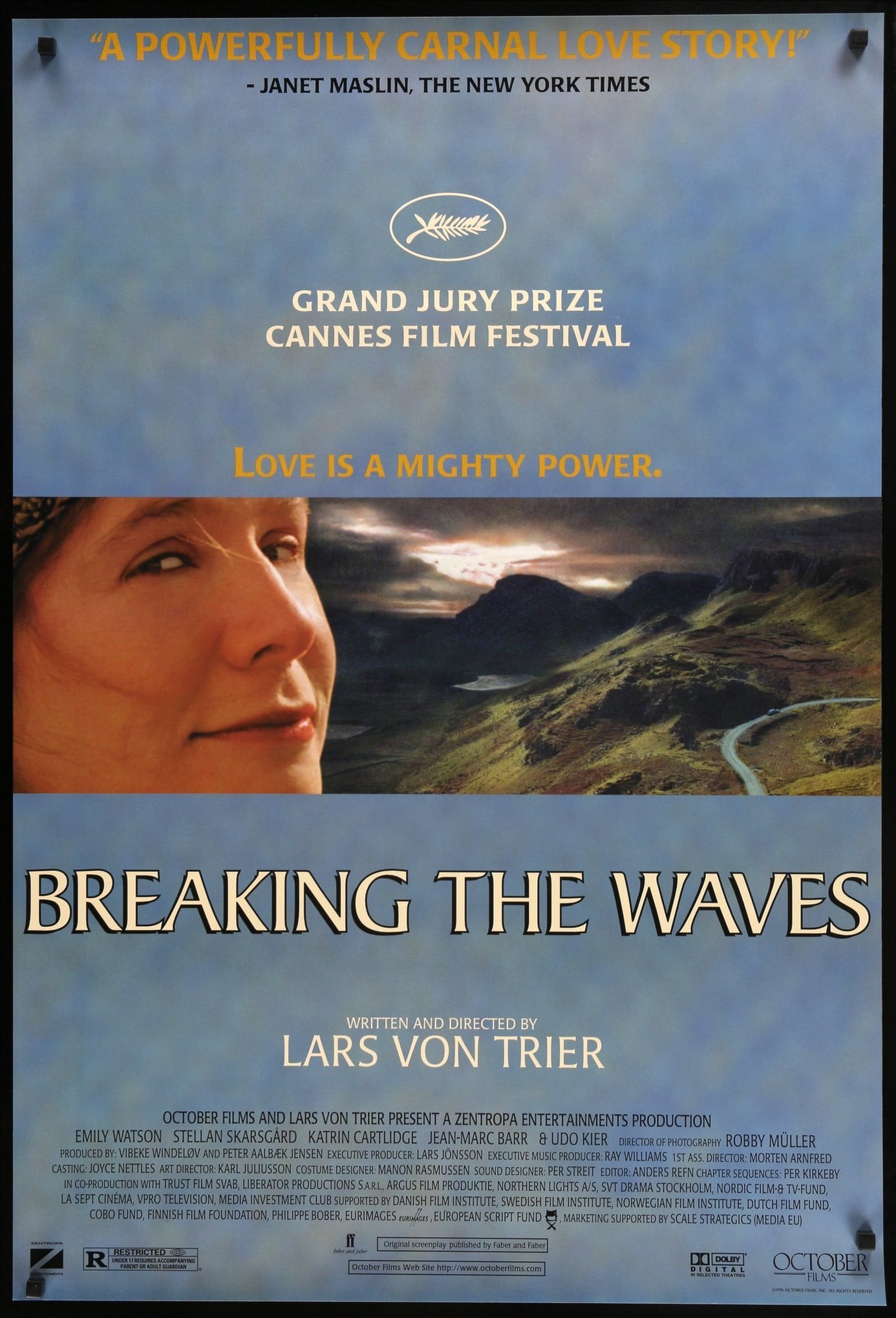 Breaking the Waves (1996) original movie poster for sale at Originalfilmart