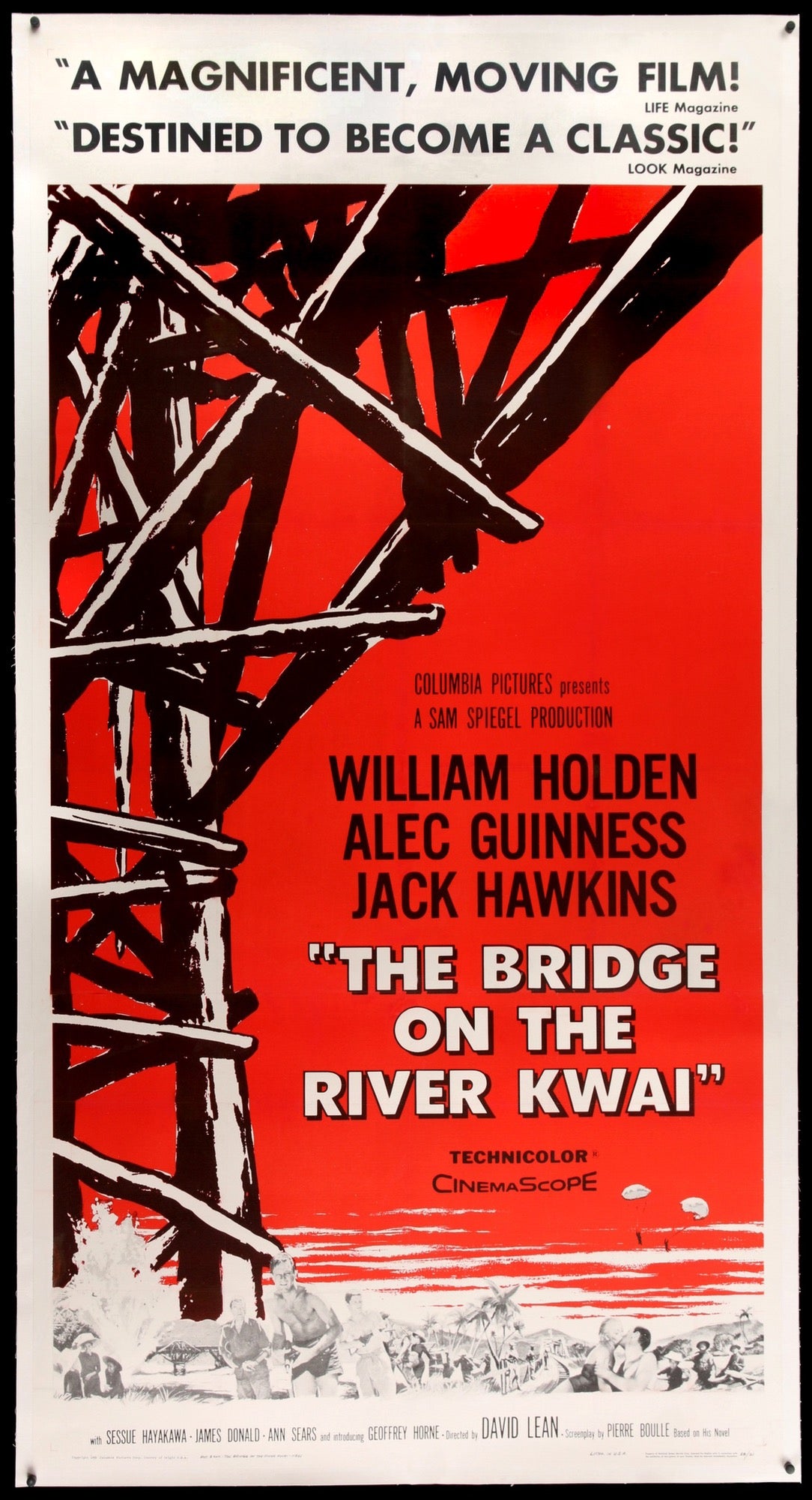 Bridge on the River Kwai (1958) original movie poster for sale at Originalfilmart
