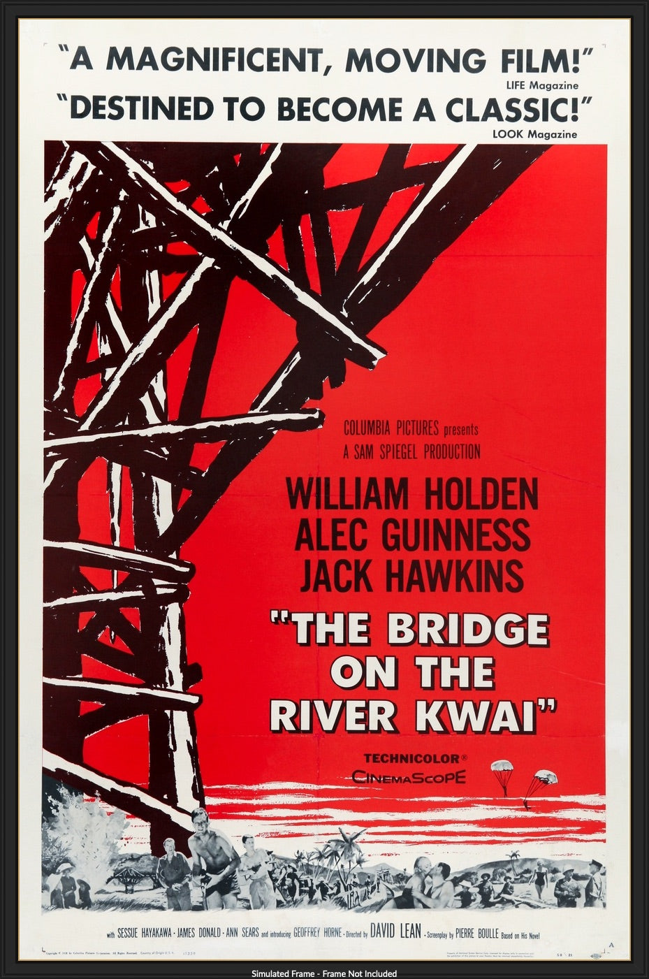 Bridge on the River Kwai (1958) original movie poster for sale at Originalfilmart