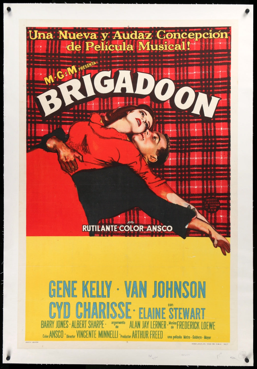 Brigadoon (1954) original movie poster for sale at Originalfilmart
