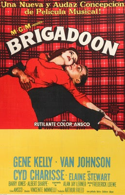Brigadoon (1954) original movie poster for sale at Originalfilmart