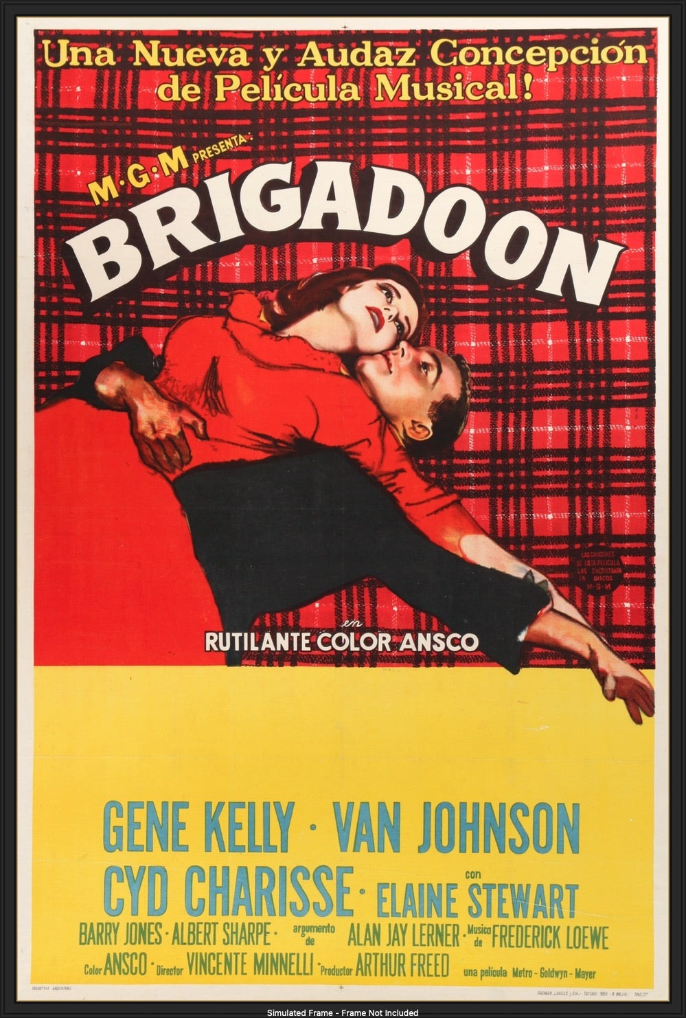 Brigadoon (1954) original movie poster for sale at Originalfilmart