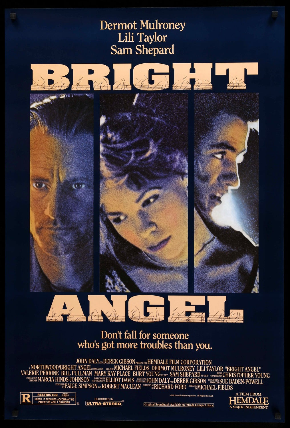 Bright Angel (1990) original movie poster for sale at Originalfilmart