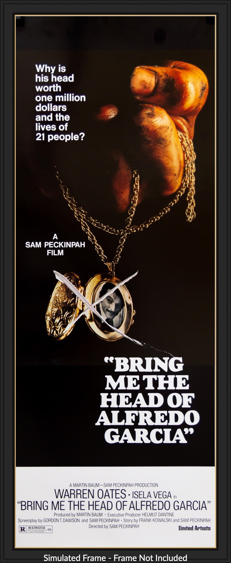 Bring Me the Head of Alfredo Garcia (1974) original movie poster for sale at Originalfilmart