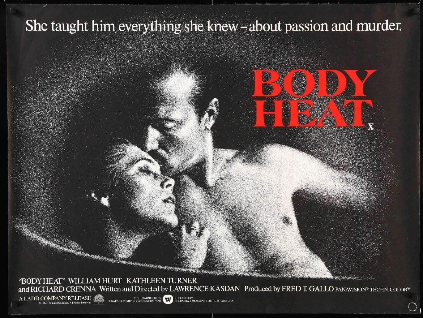 Body Heat (1981) original movie poster for sale at Originalfilmart