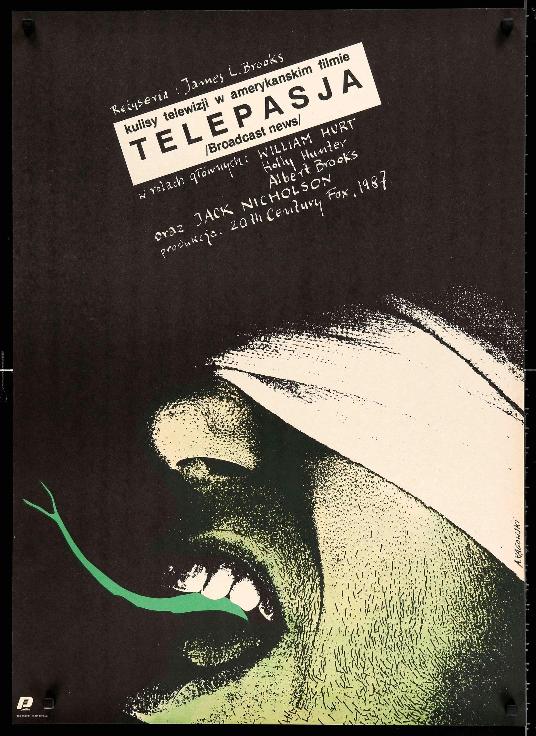 Broadcast News (1987) original movie poster for sale at Originalfilmart