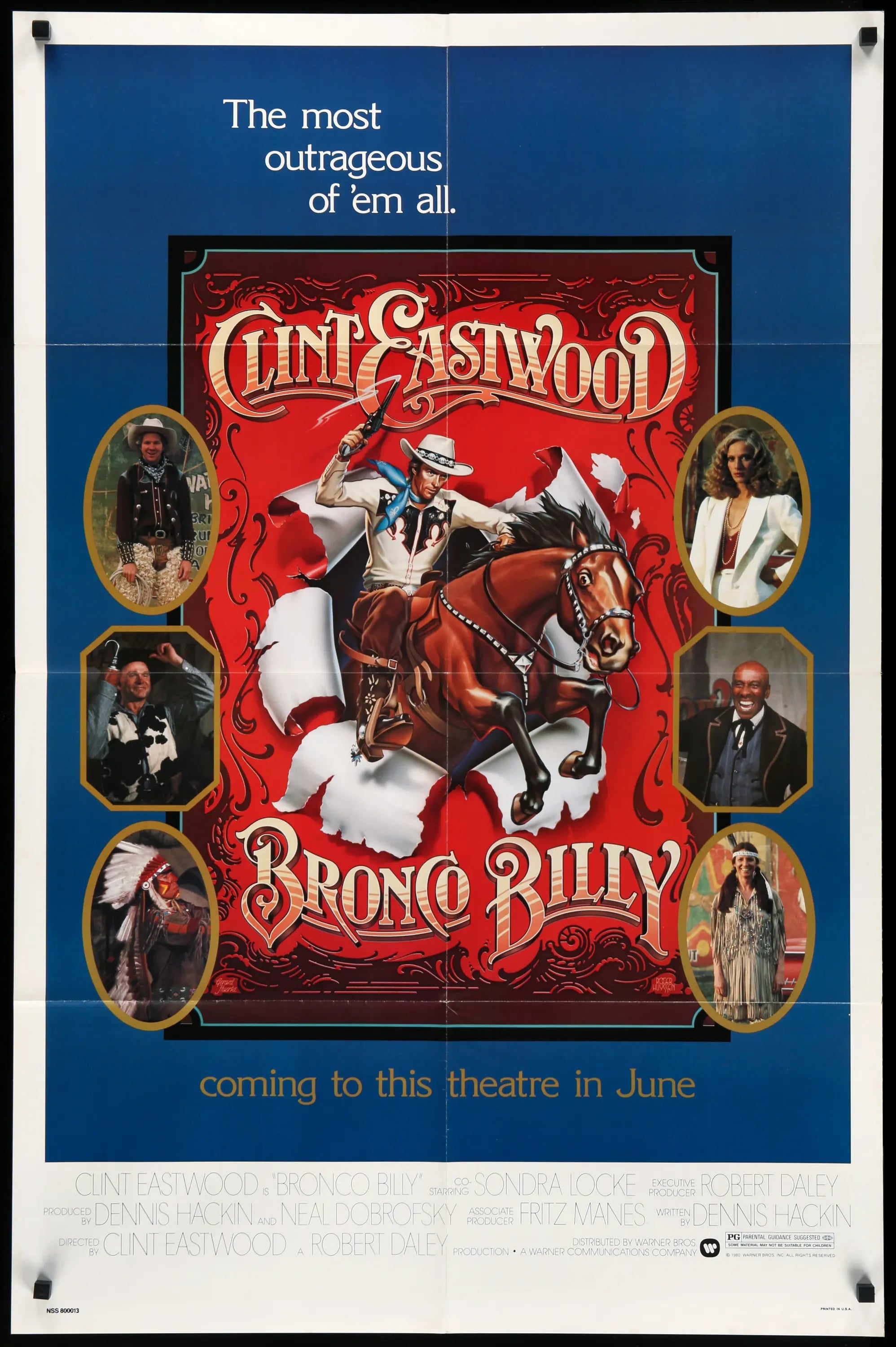 Bronco Billy (1980) original movie poster for sale at Originalfilmart