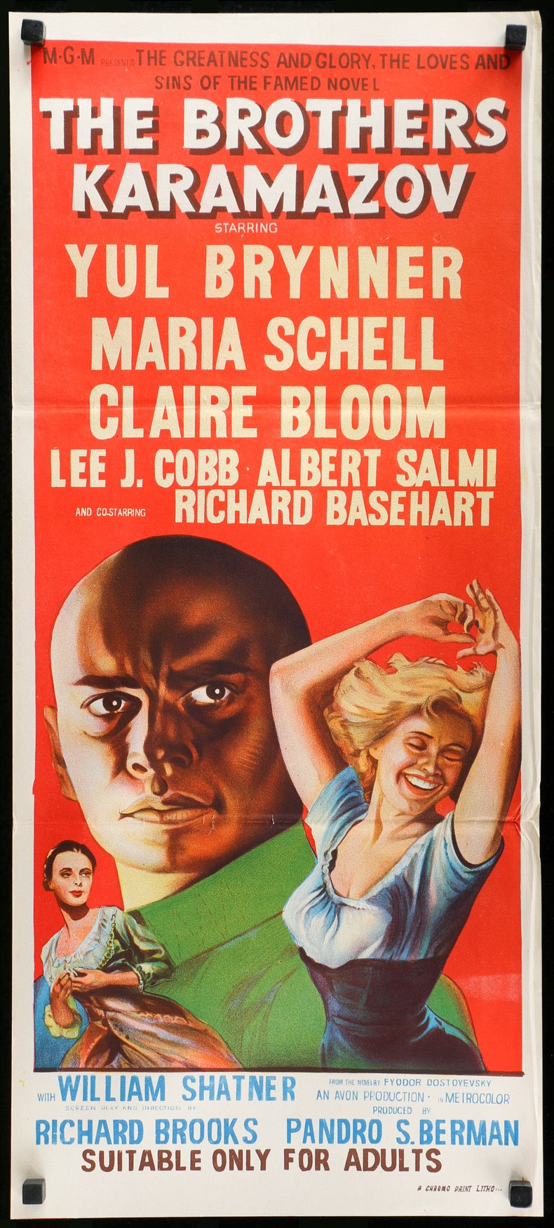 Brothers Karamazov (1958) original movie poster for sale at Originalfilmart