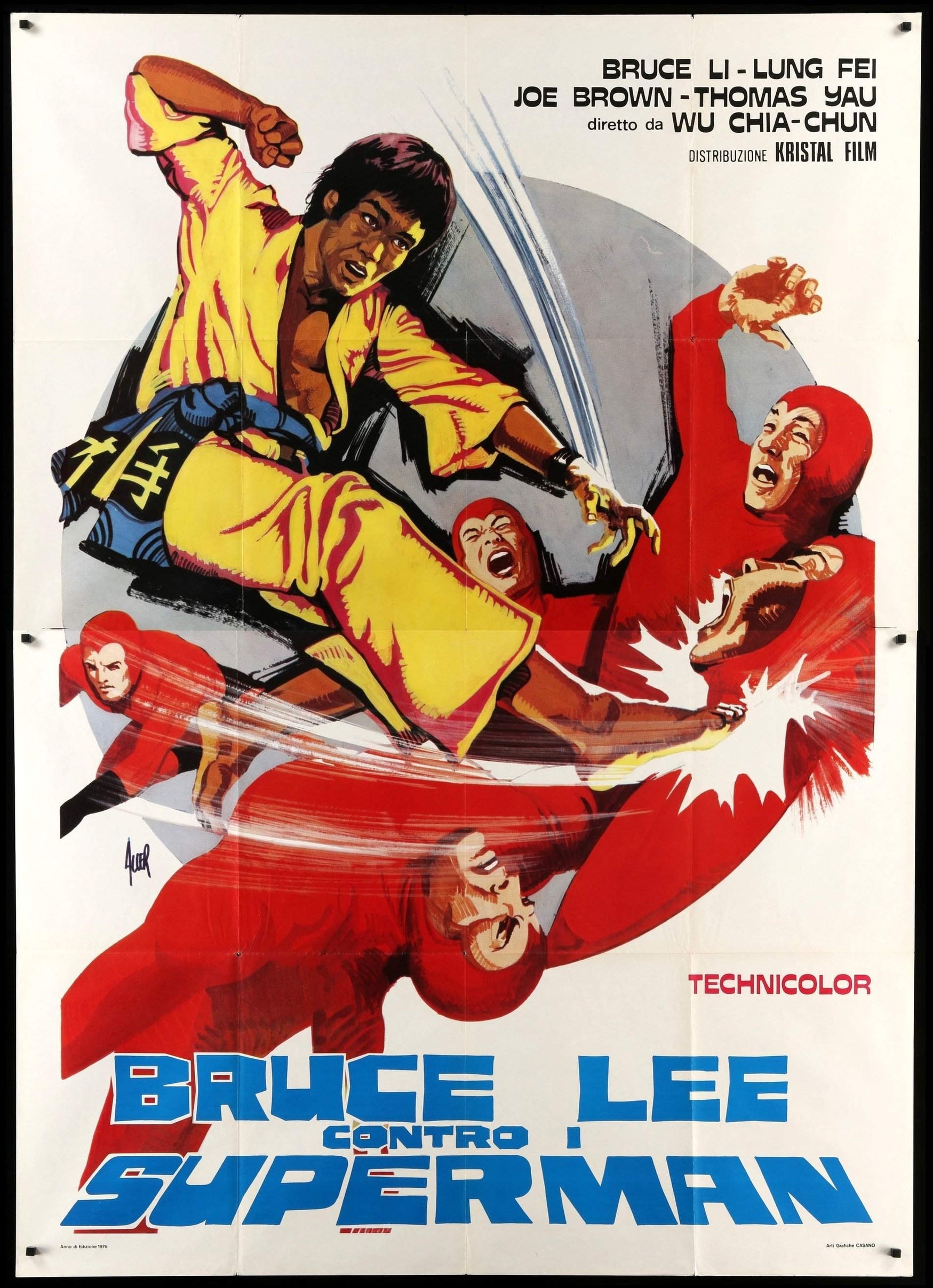 Superdragon vs. Superman (1975) original movie poster for sale at Originalfilmart