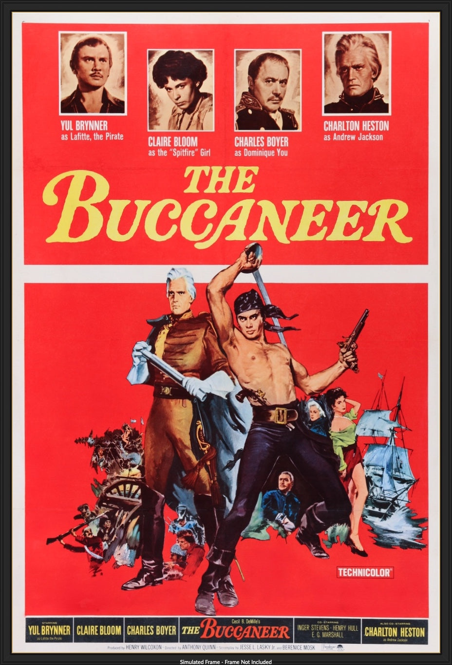 Buccaneer (1958) original movie poster for sale at Originalfilmart
