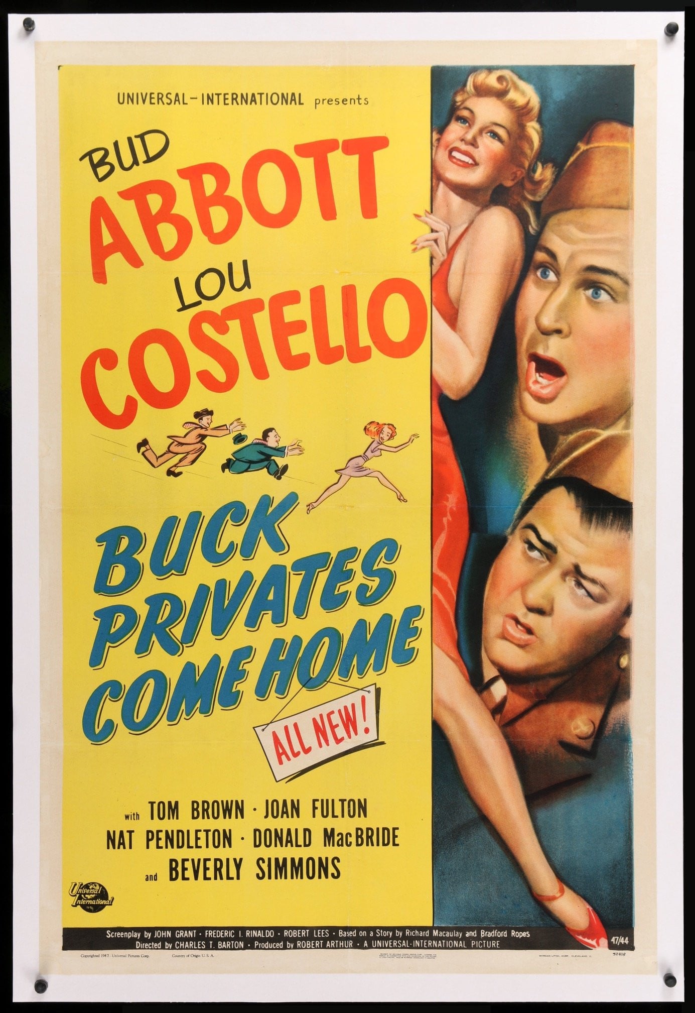 Buck Privates Come Home (1947) original movie poster for sale at Originalfilmart