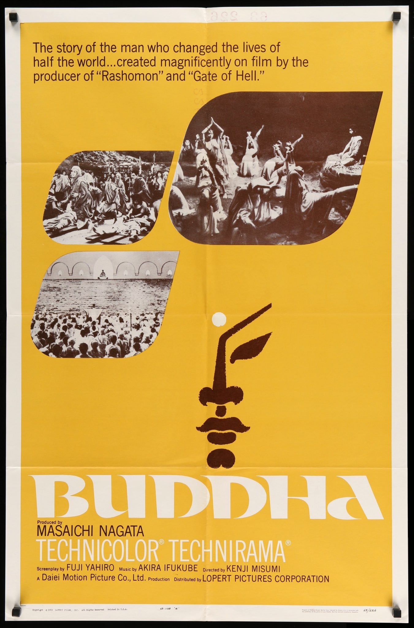 Buddha (1961) original movie poster for sale at Originalfilmart