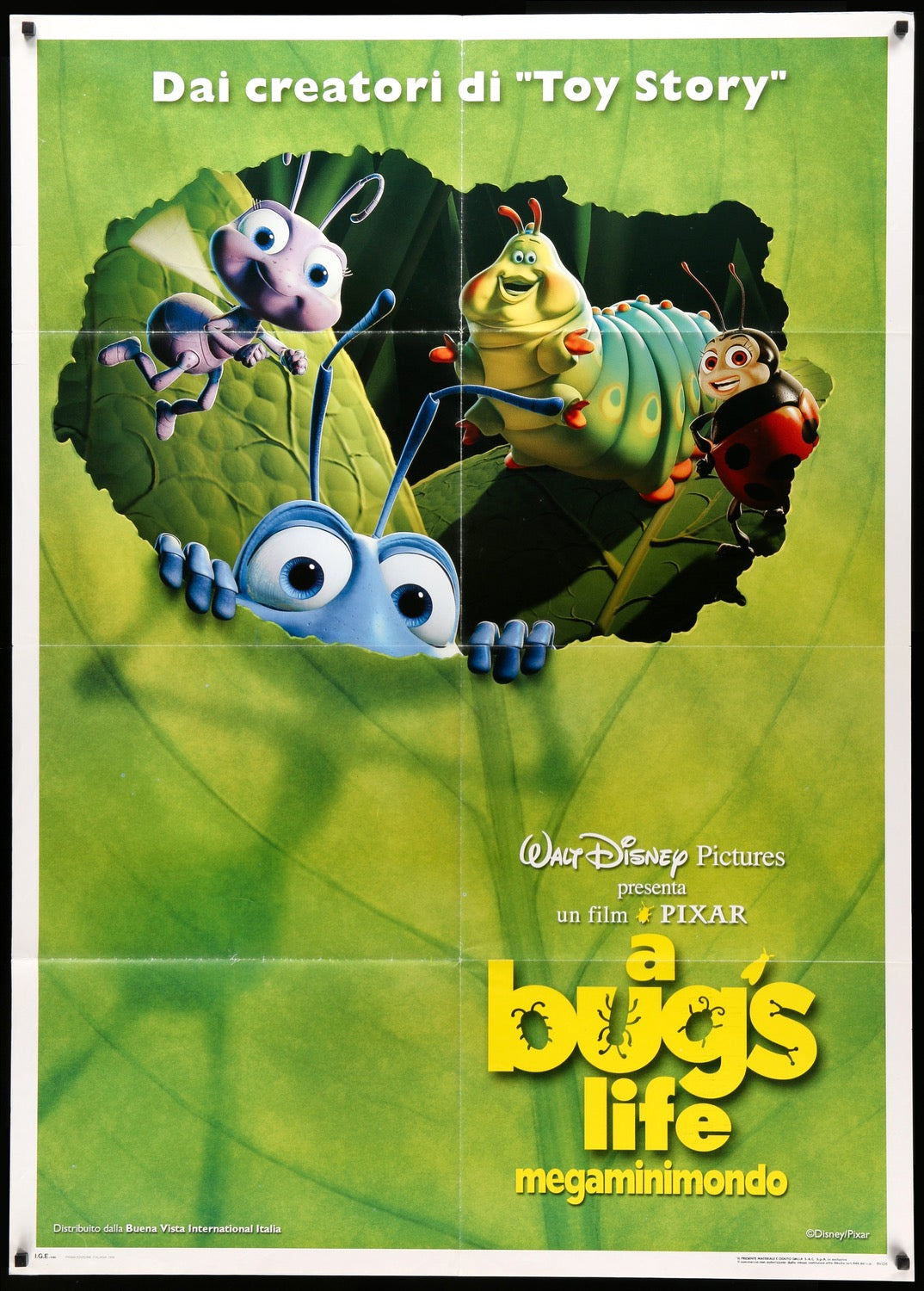 Bug's Life (1998) original movie poster for sale at Originalfilmart