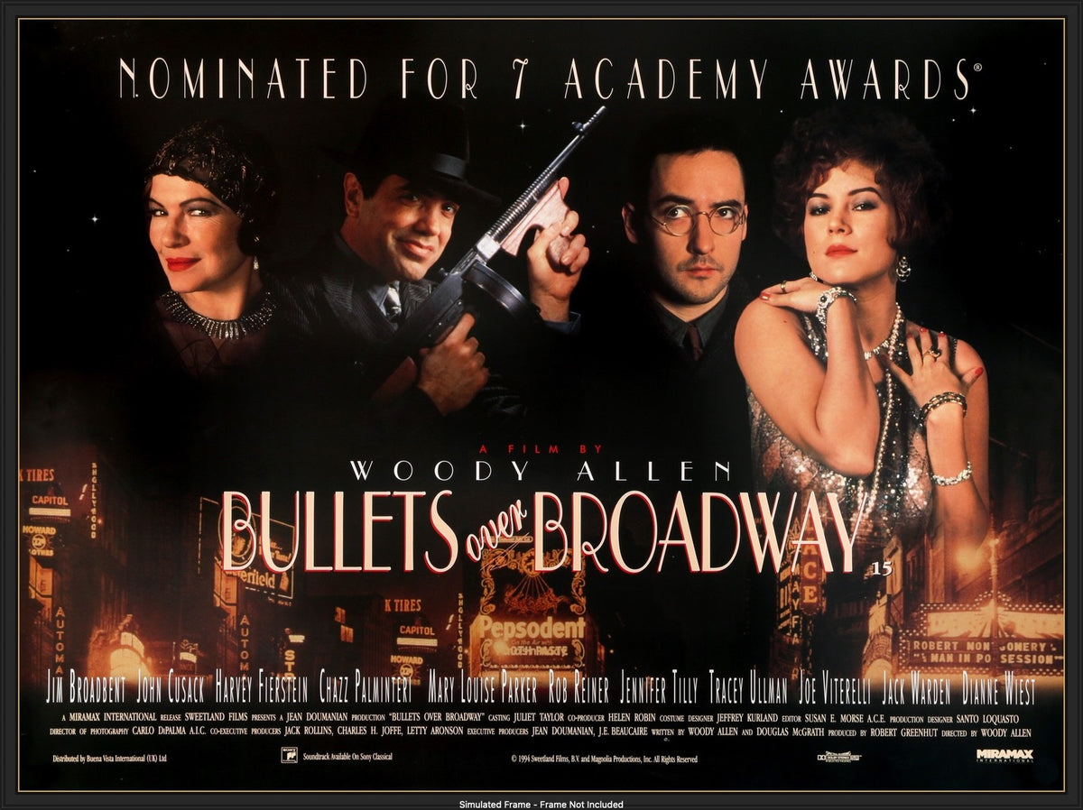 Bullets Over Broadway (1994) original movie poster for sale at Originalfilmart