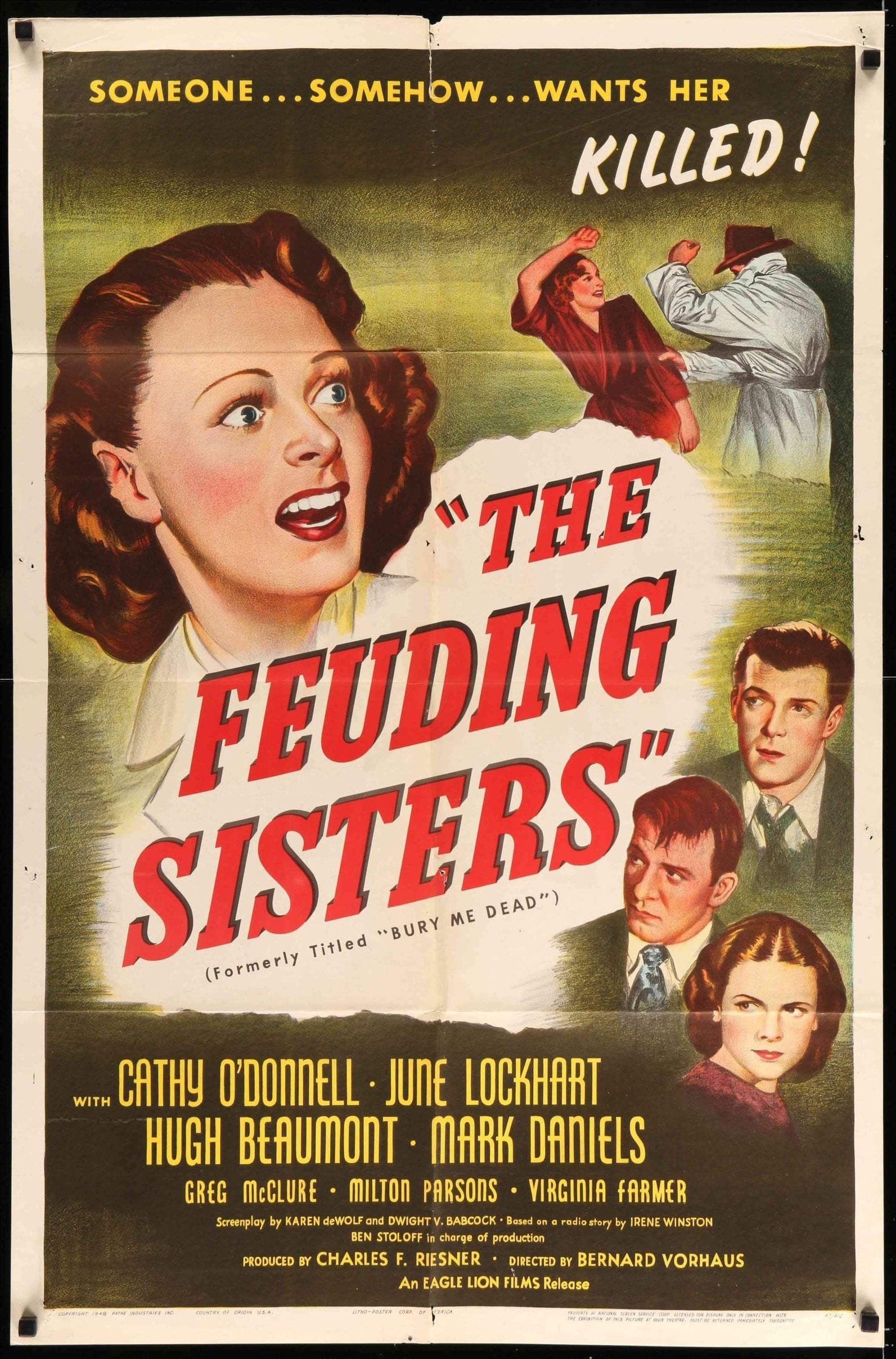 Bury Me Dead (1947) original movie poster for sale at Originalfilmart
