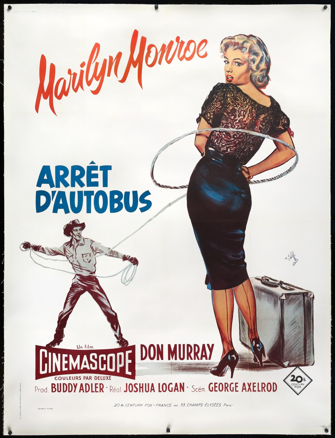 Bus Stop (1956) original movie poster for sale at Originalfilmart