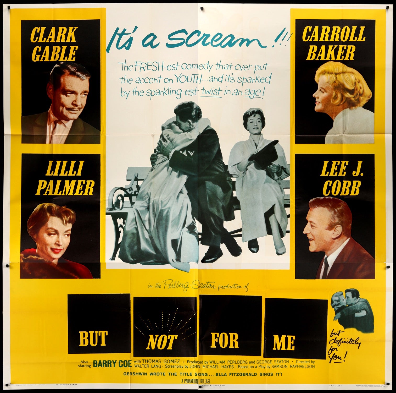But Not For Me (1959) original movie poster for sale at Originalfilmart