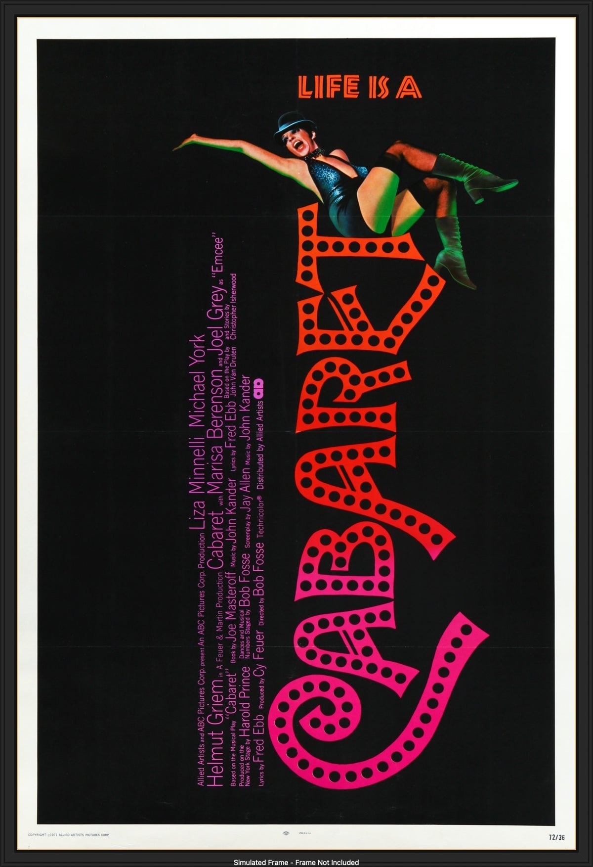 Cabaret (1972) original movie poster for sale at Originalfilmart