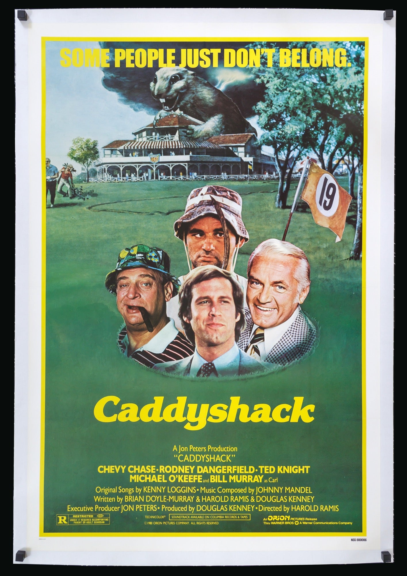 Caddyshack (1980) original movie poster for sale at Originalfilmart