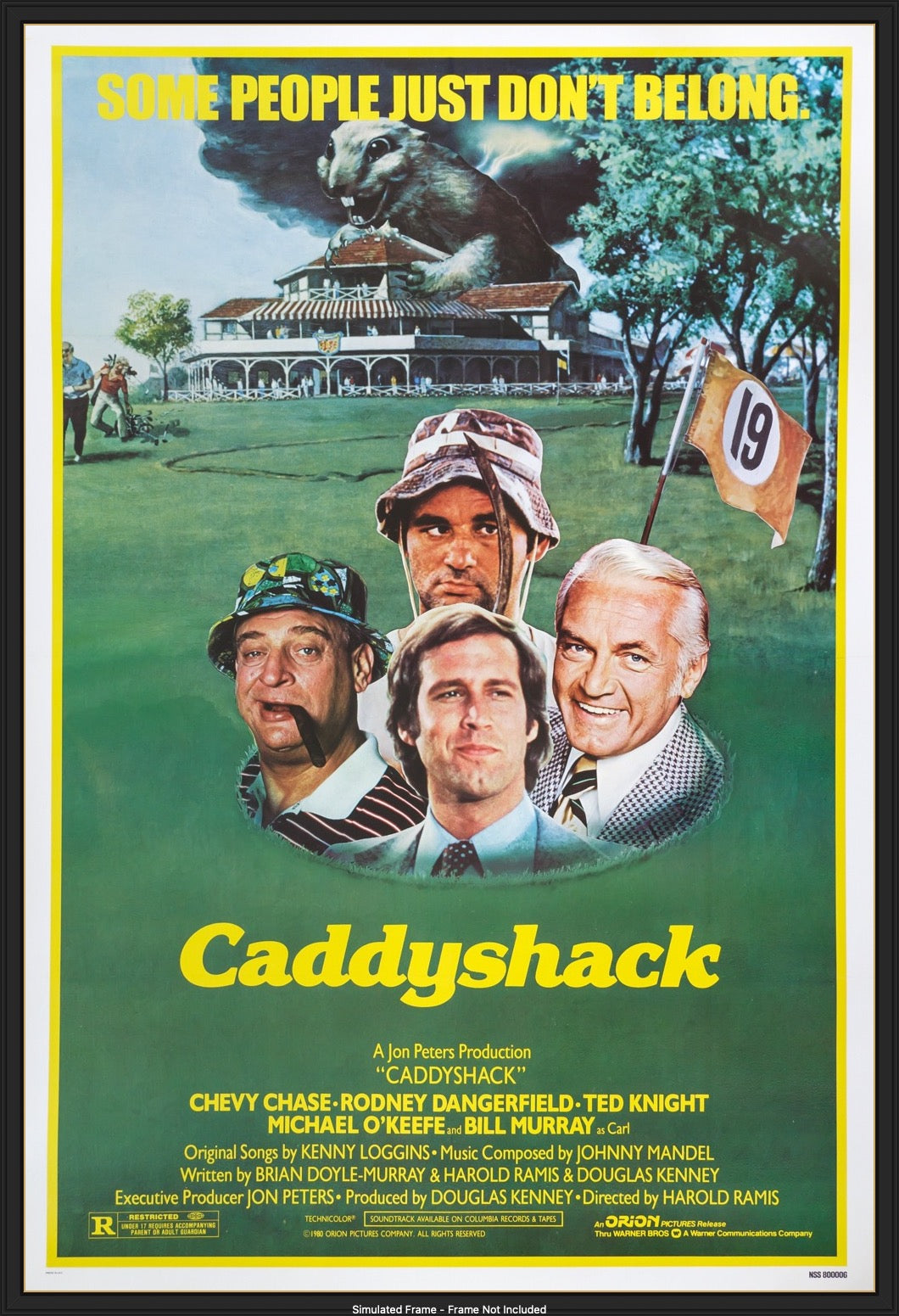 Caddyshack (1980) original movie poster for sale at Originalfilmart
