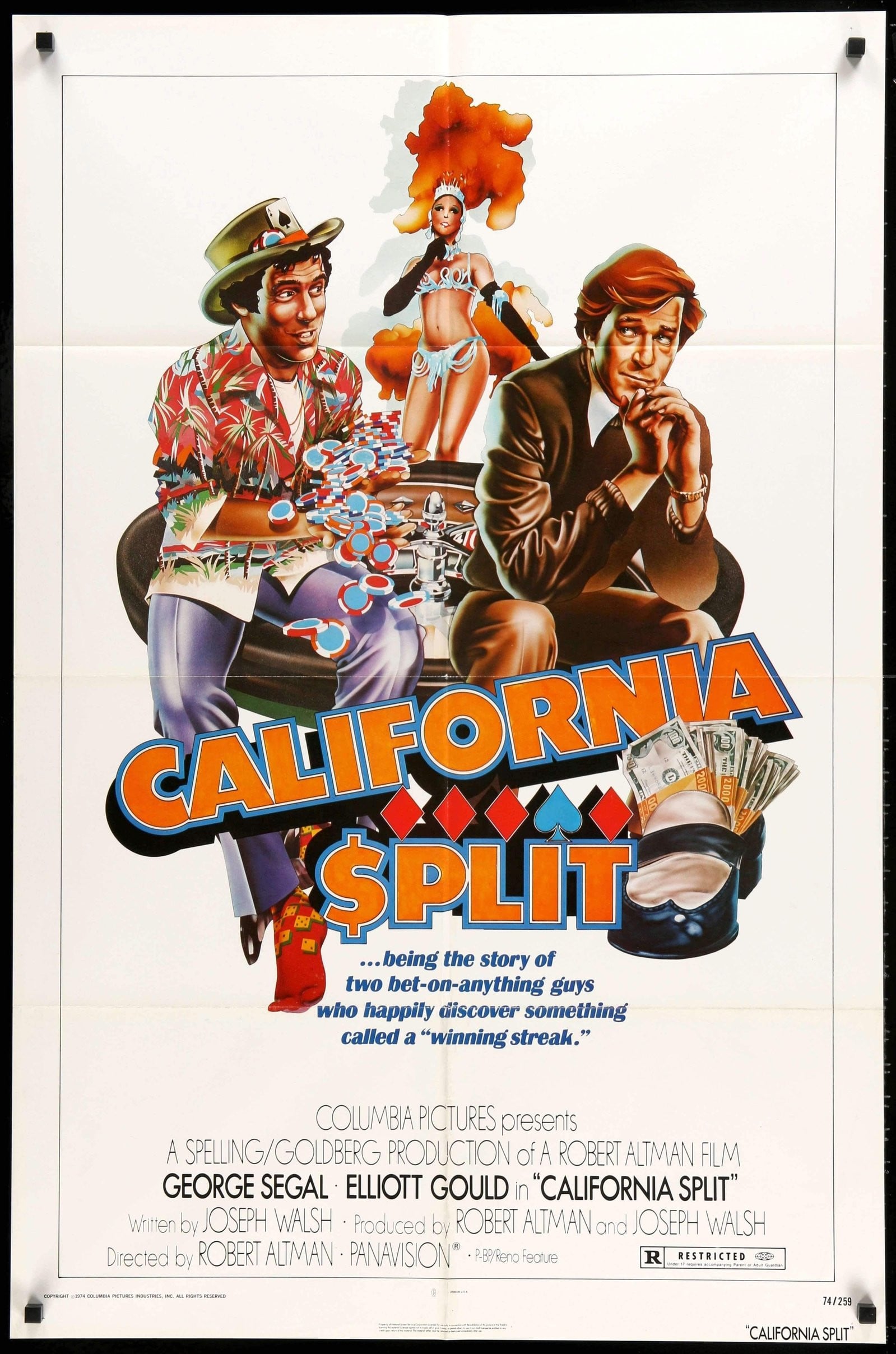 California Split (1974) original movie poster for sale at Originalfilmart