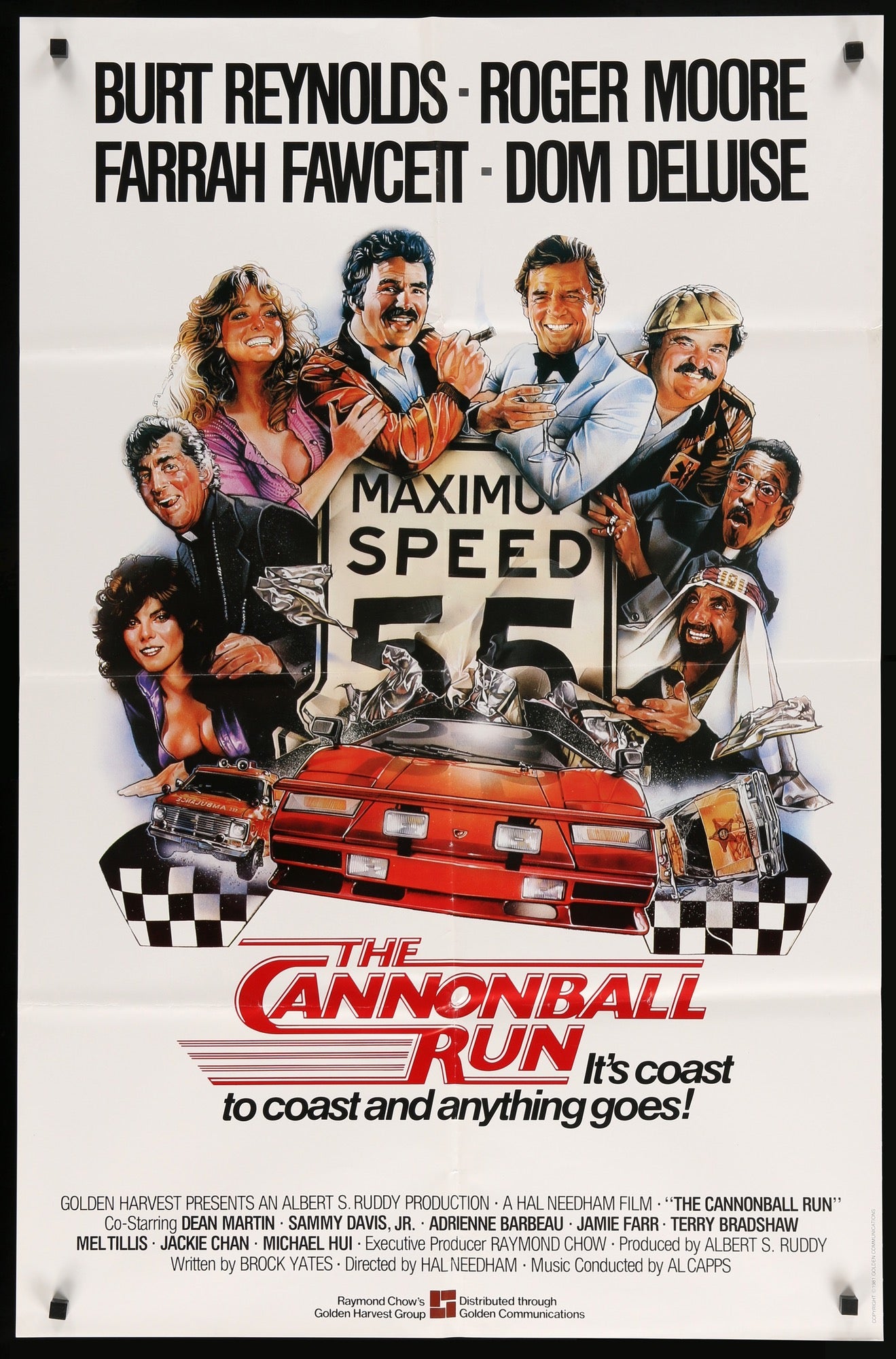 Cannonball Run (1981) original movie poster for sale at Originalfilmart