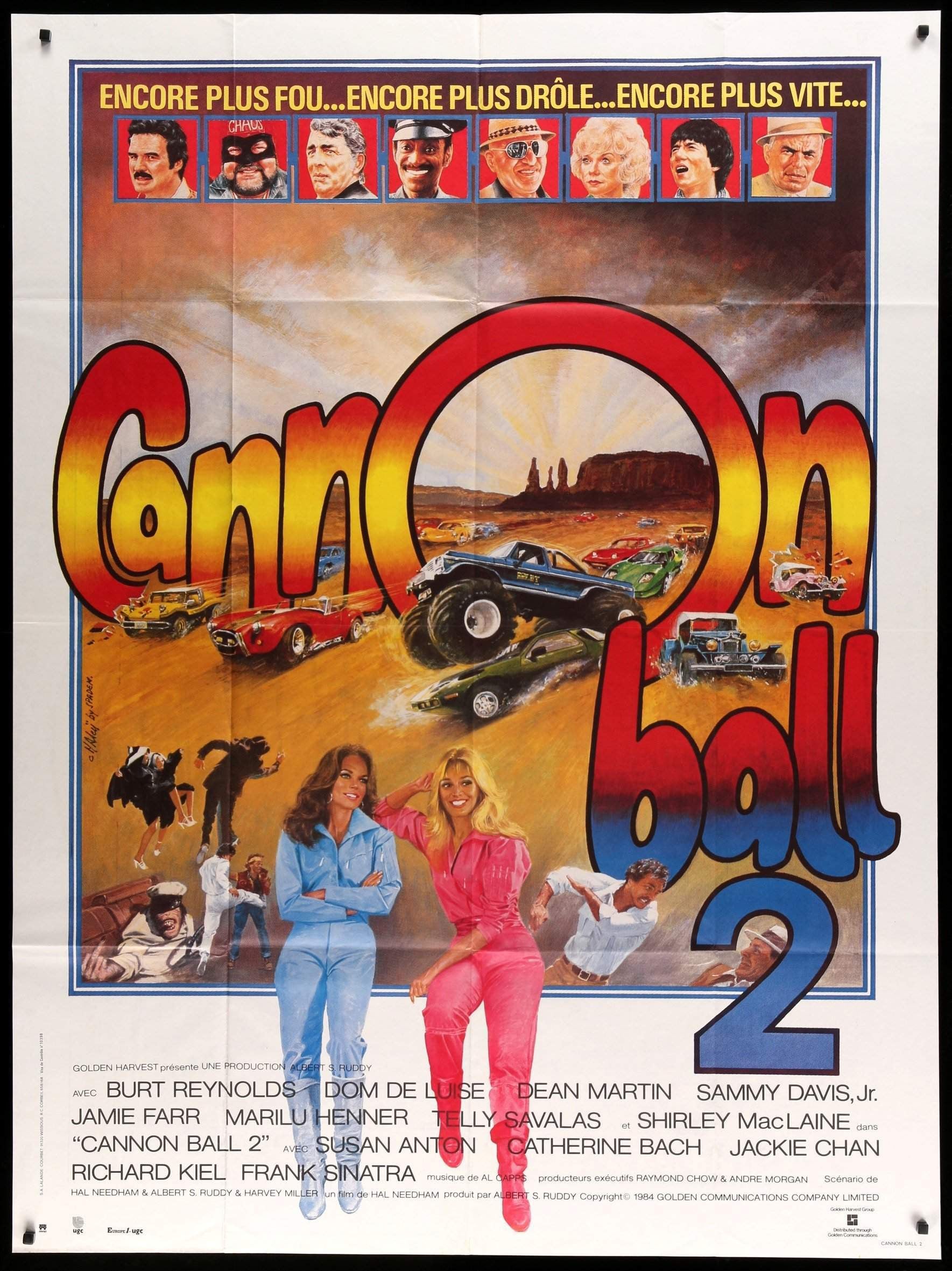 Cannonball Run 2 (1984) original movie poster for sale at Originalfilmart