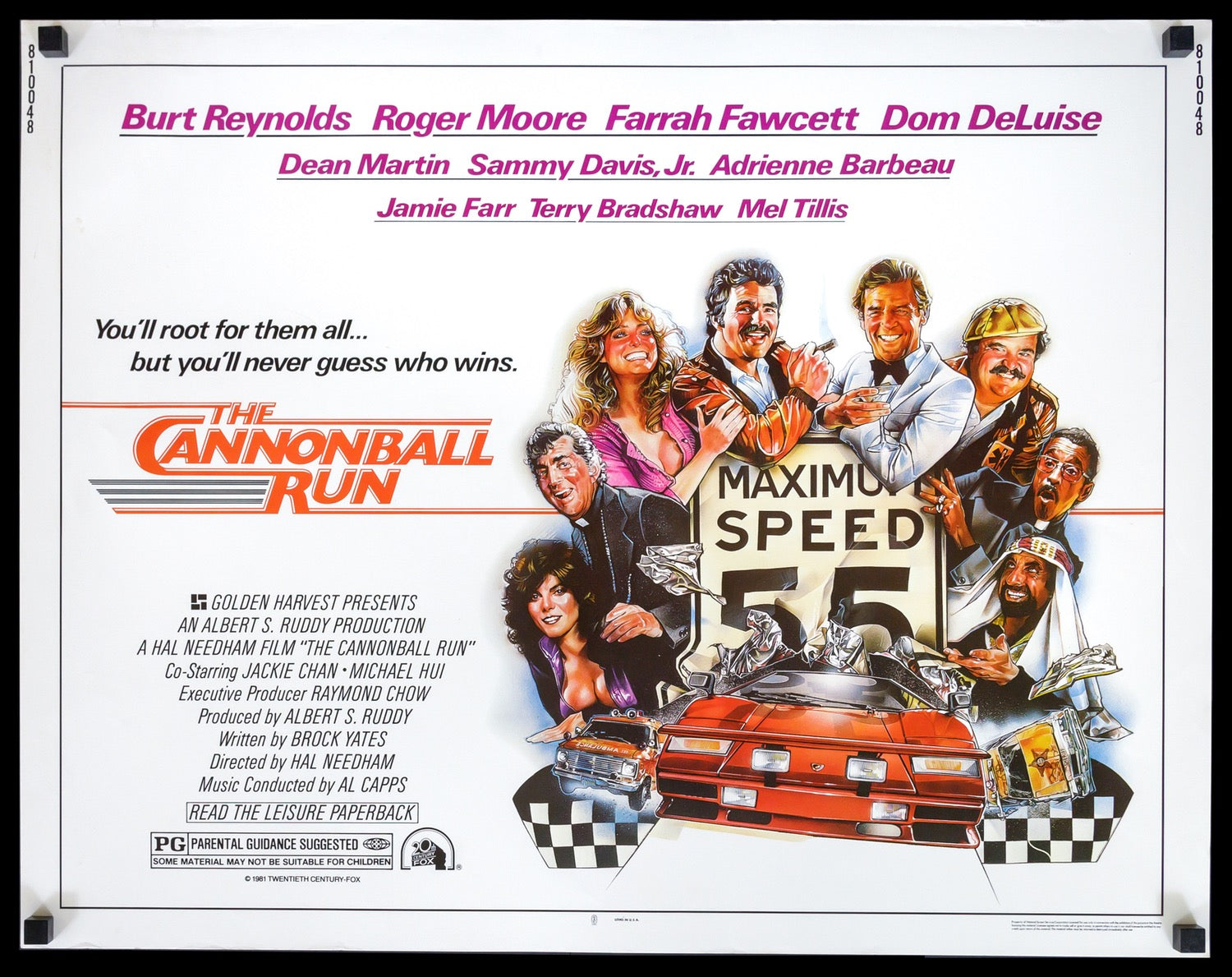 Cannonball Run (1981) original movie poster for sale at Originalfilmart