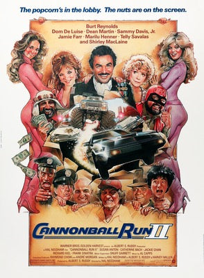 Cannonball Run 2 (1984) original movie poster for sale at Originalfilmart