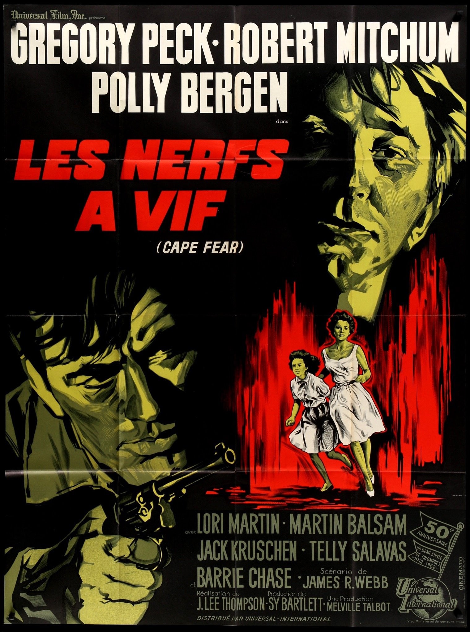 Cape Fear (1962) original movie poster for sale at Originalfilmart