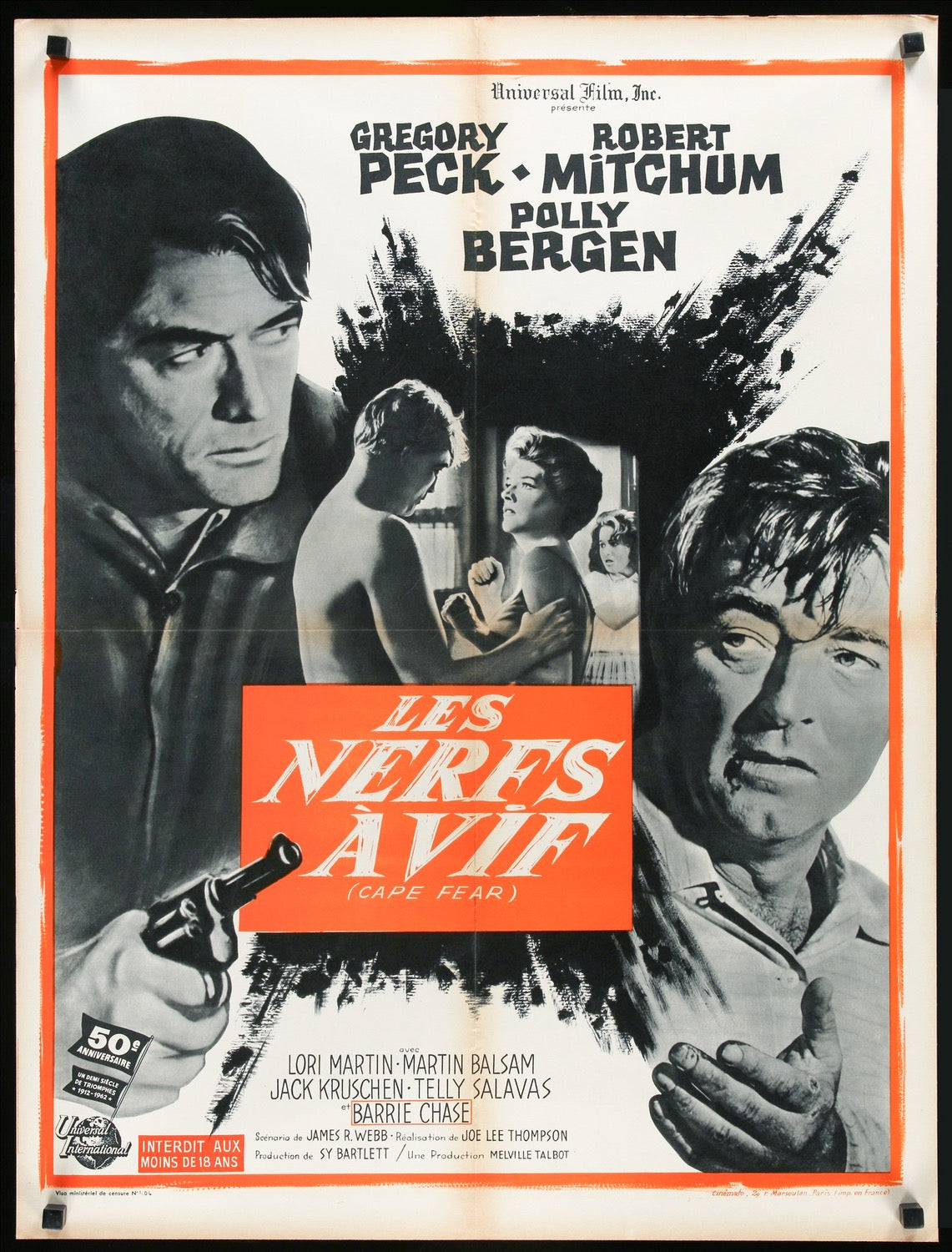 Cape Fear (1962) original movie poster for sale at Originalfilmart