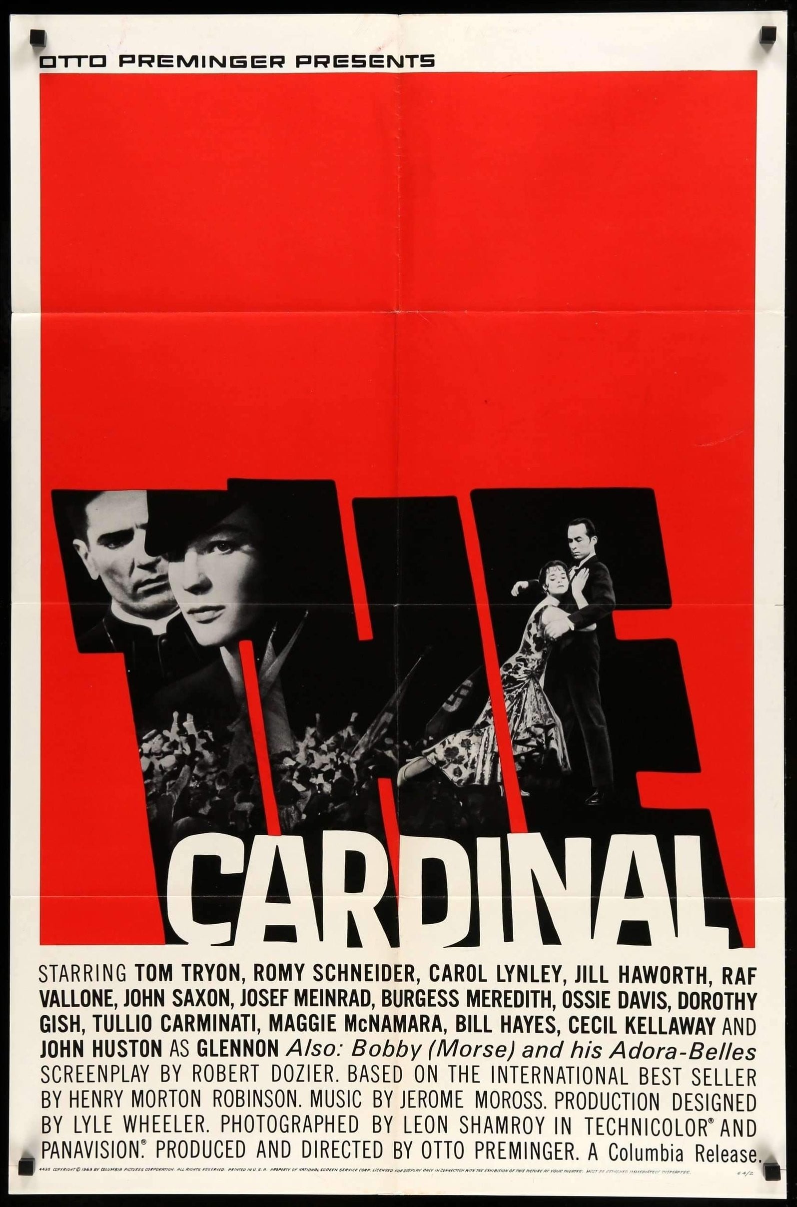 Cardinal (1963) original movie poster for sale at Originalfilmart