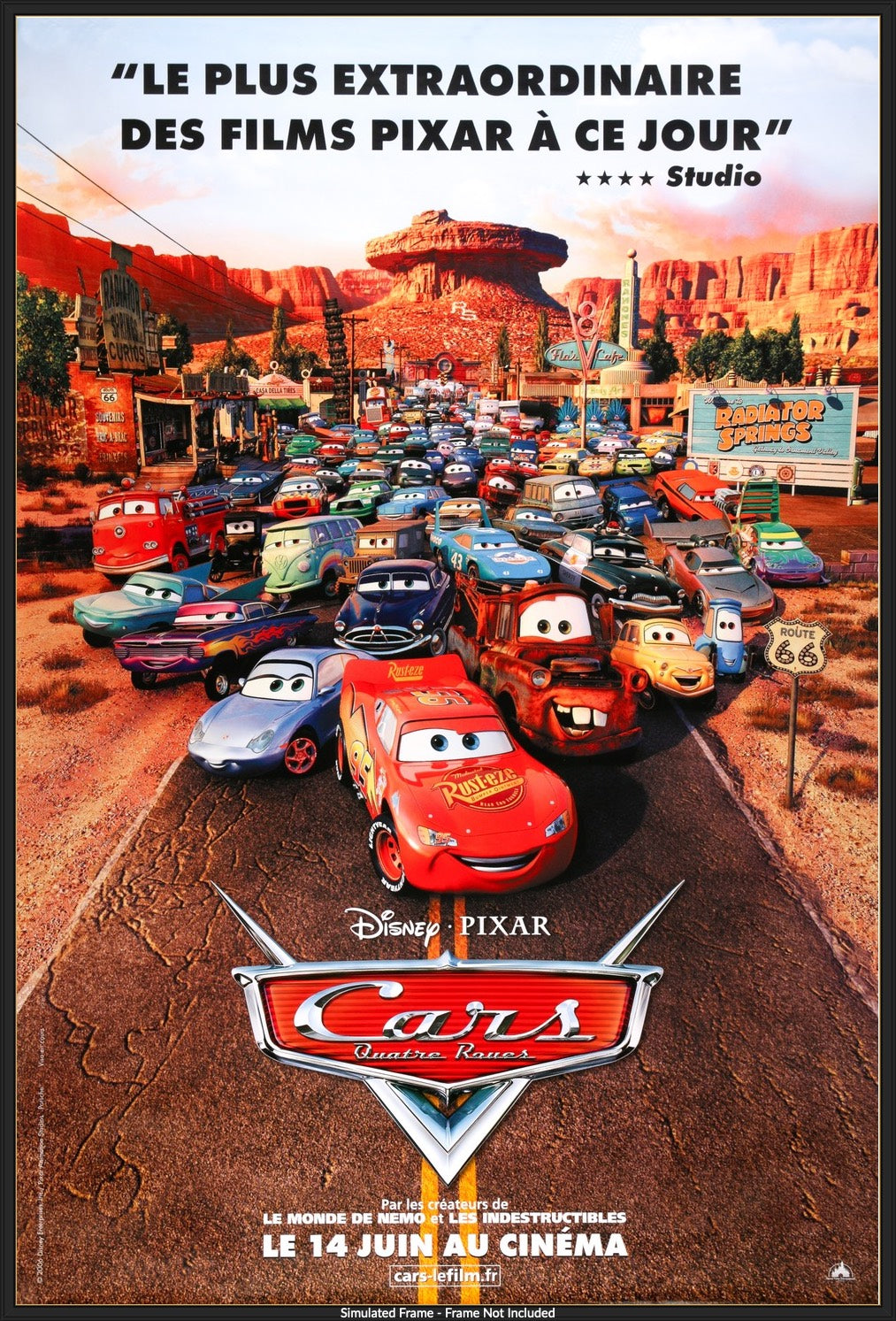 Cars (2006) original movie poster for sale at Originalfilmart