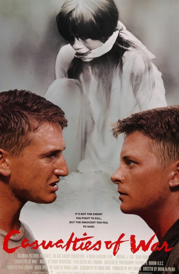 Casualties of War (1989) original movie poster for sale at Originalfilmart