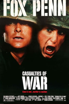 Casualties of War (1989) original movie poster for sale at Originalfilmart