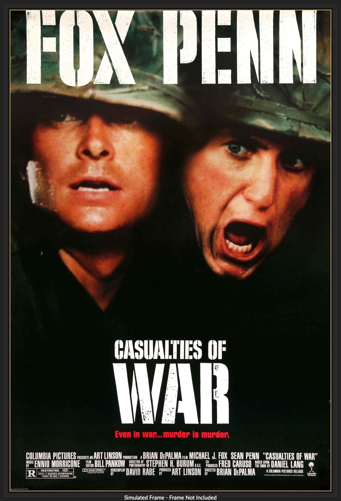 Casualties of War (1989) original movie poster for sale at Originalfilmart