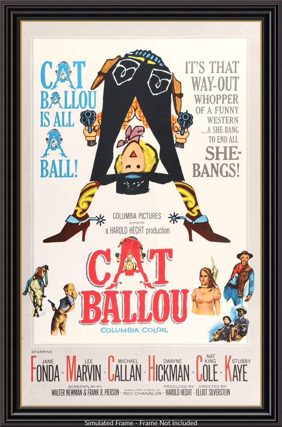 Cat Ballou (1965) original movie poster for sale at Originalfilmart