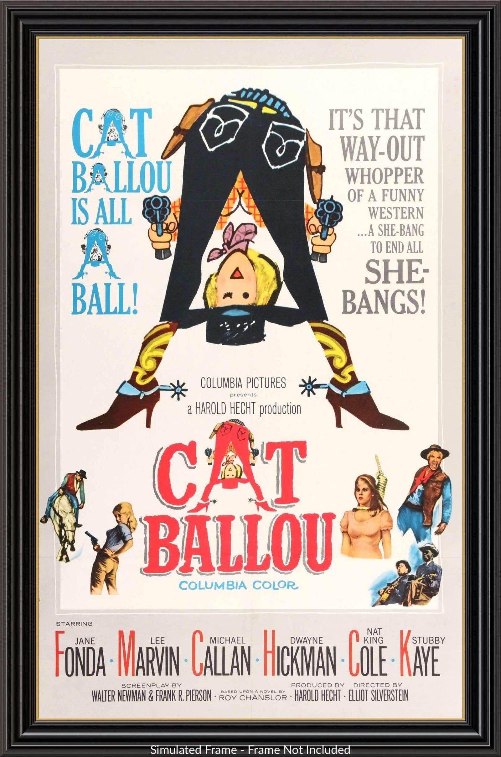 Cat Ballou (1965) original movie poster for sale at Originalfilmart