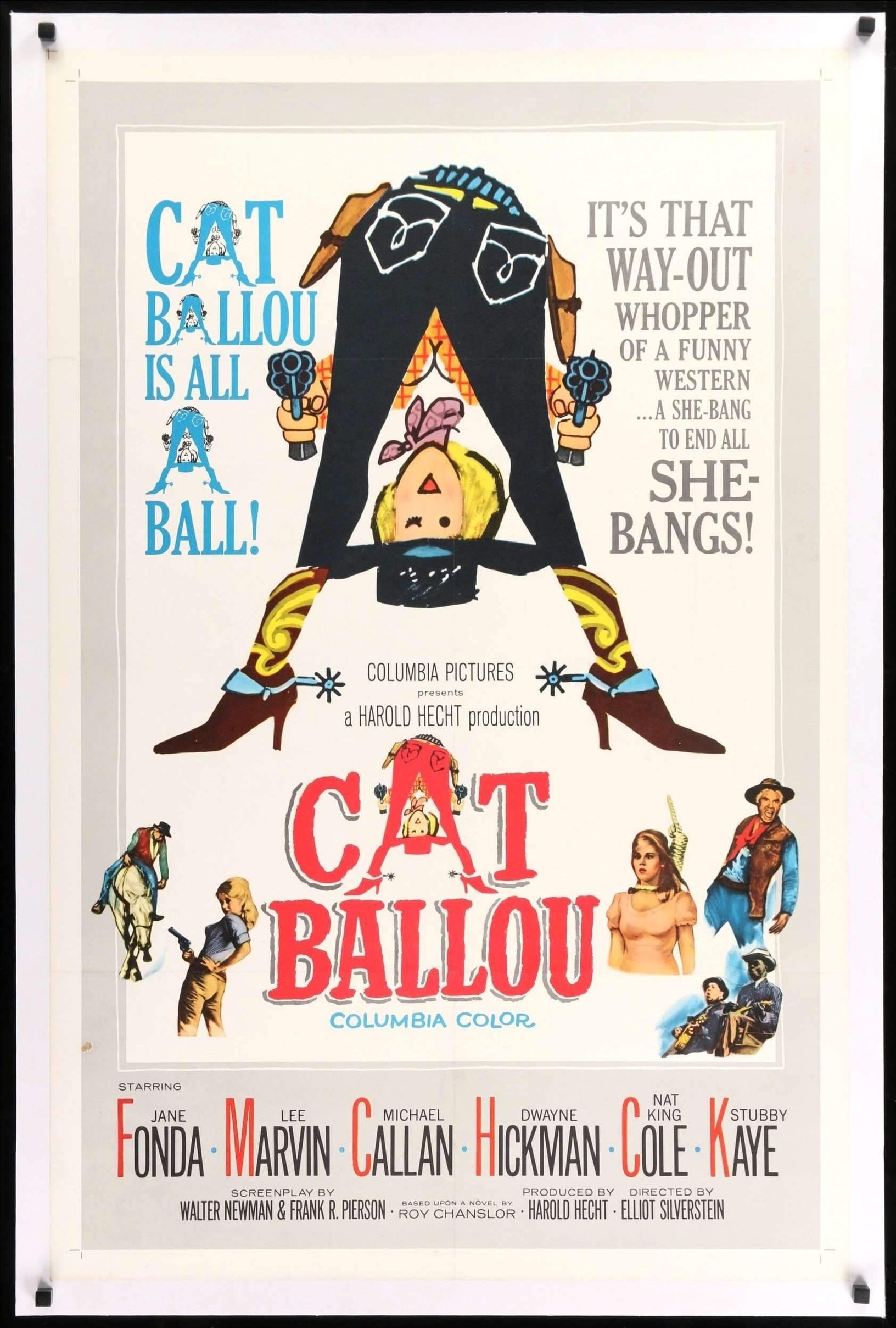 Cat Ballou (1965) original movie poster for sale at Originalfilmart