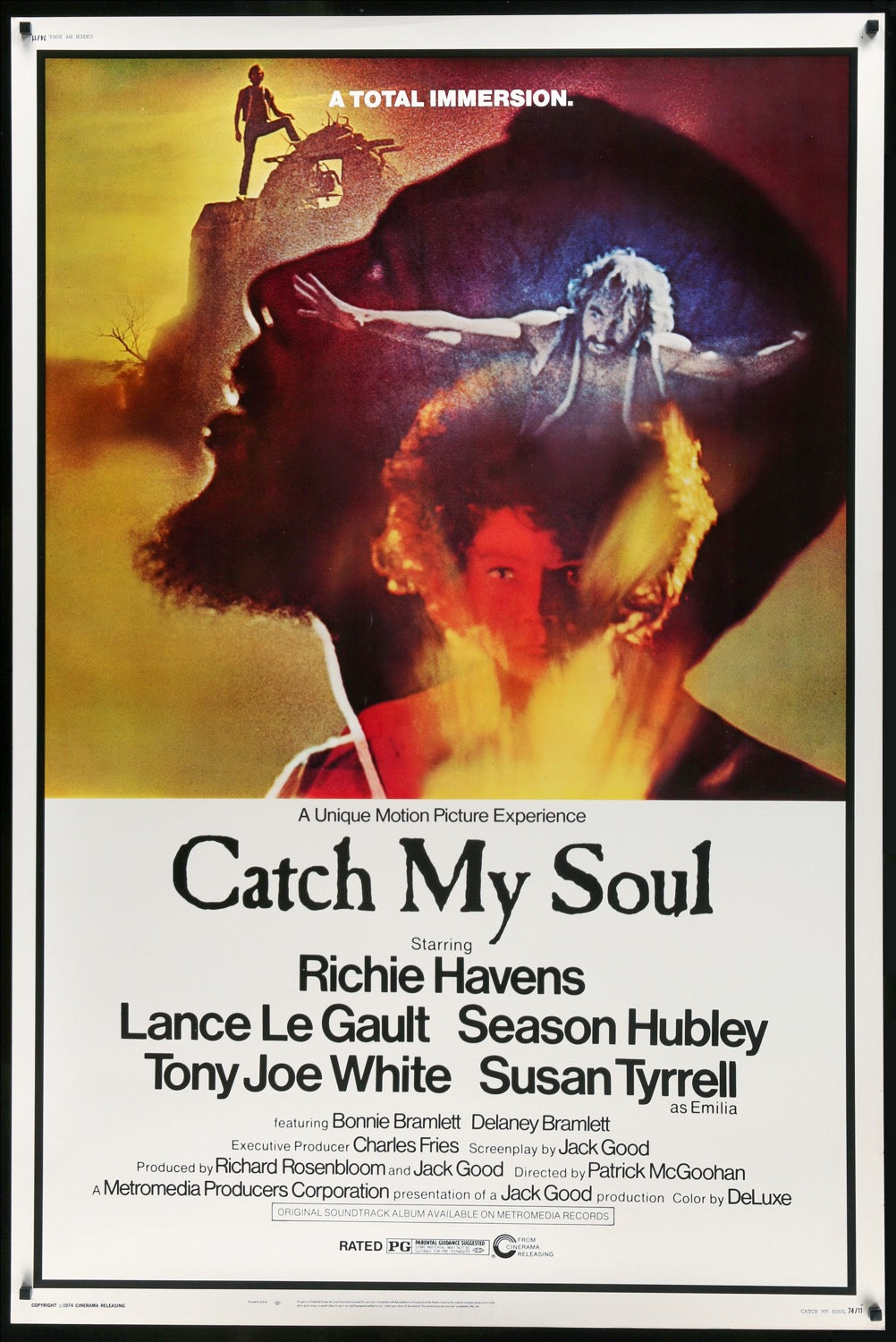 Catch My Soul (1974) original movie poster for sale at Originalfilmart
