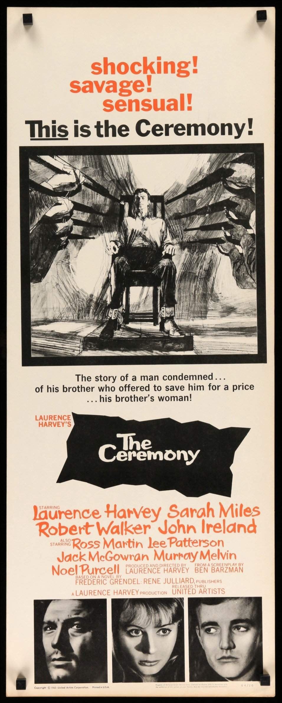Ceremony (1963) original movie poster for sale at Originalfilmart