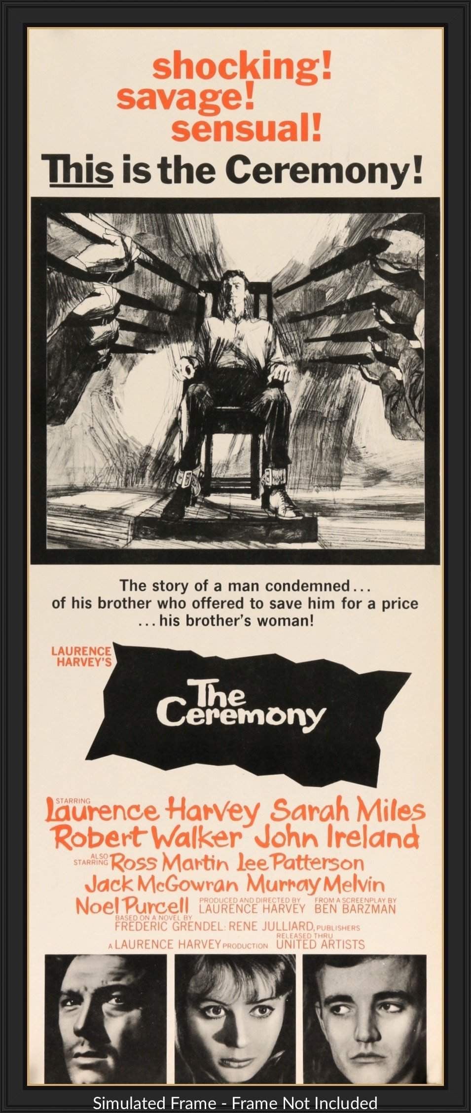 Ceremony (1963) original movie poster for sale at Originalfilmart