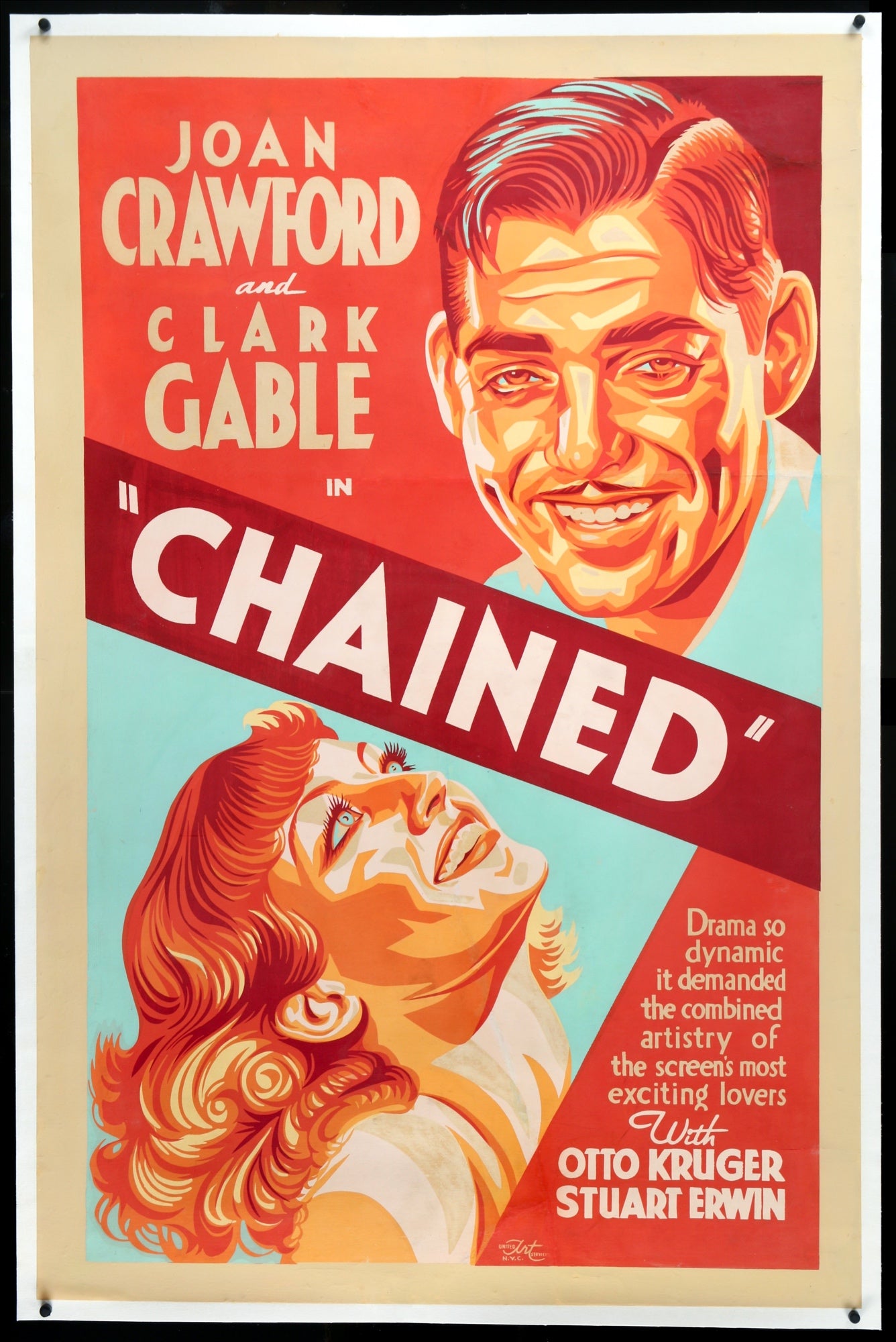 Chained (1934) original movie poster for sale at Originalfilmart