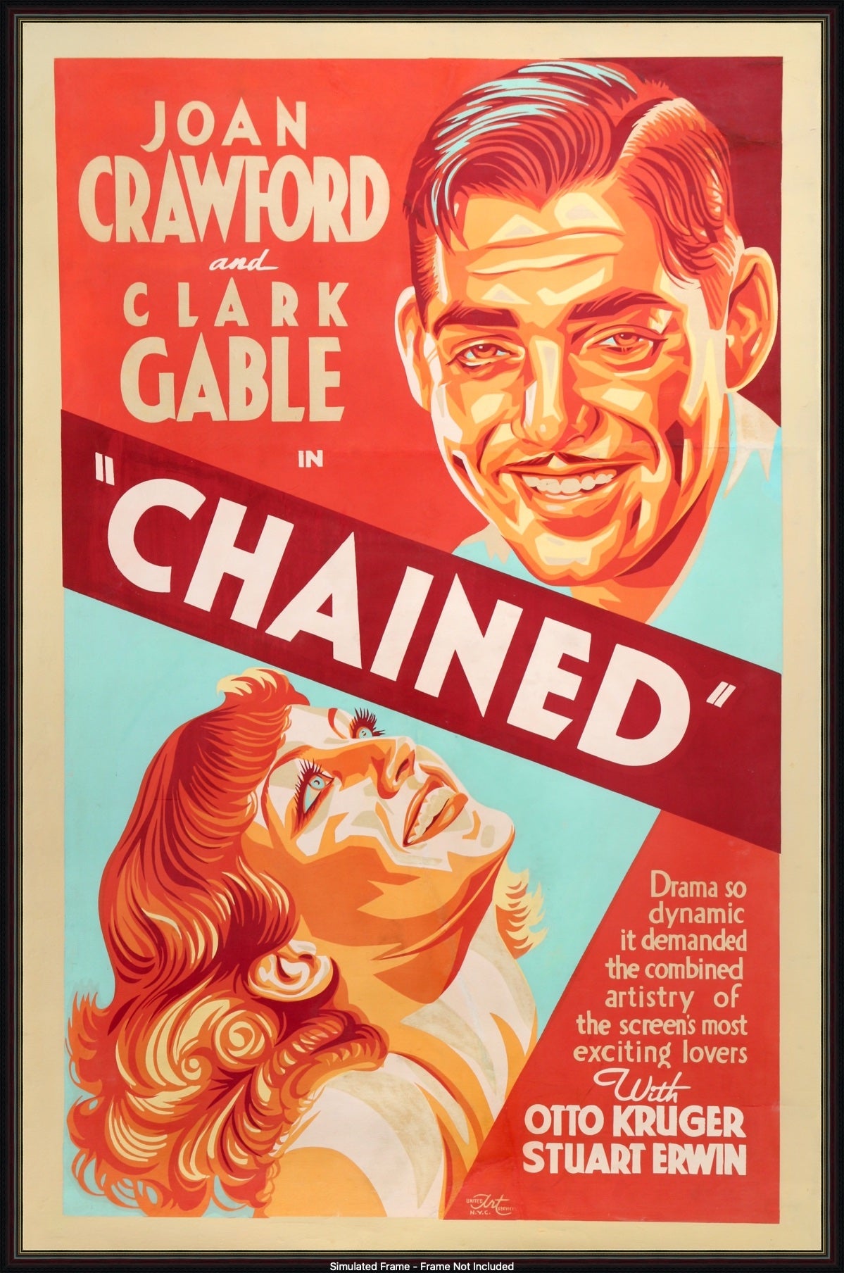 Chained (1934) original movie poster for sale at Originalfilmart