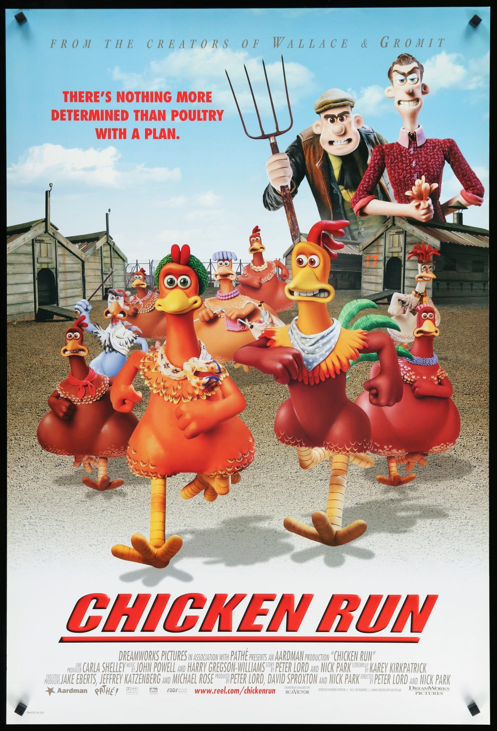 Chicken Run (2000) original movie poster for sale at Originalfilmart