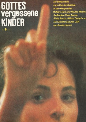 Children of a Lesser God (1986) original movie poster for sale at Originalfilmart