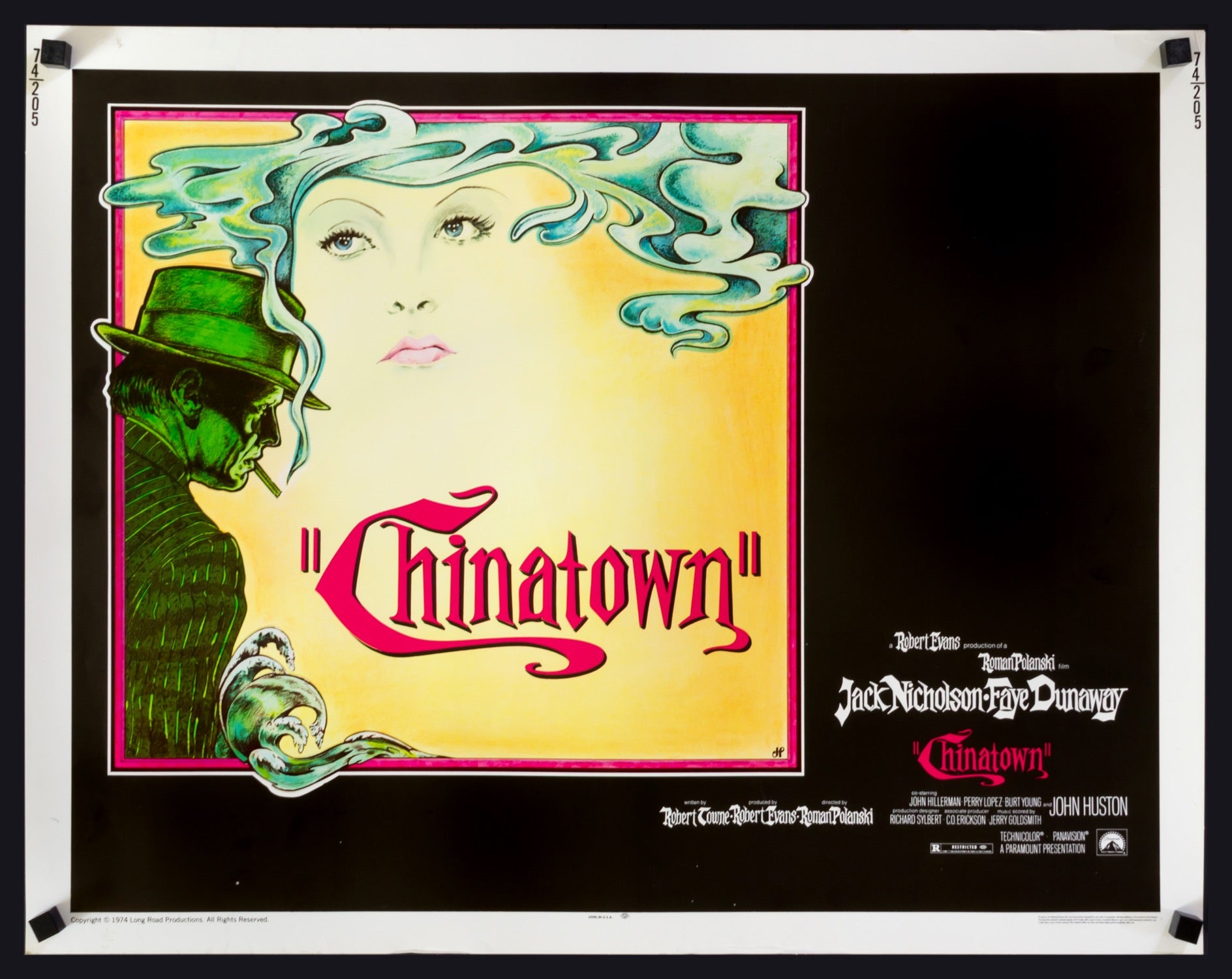 Chinatown (1974) original movie poster for sale at Originalfilmart