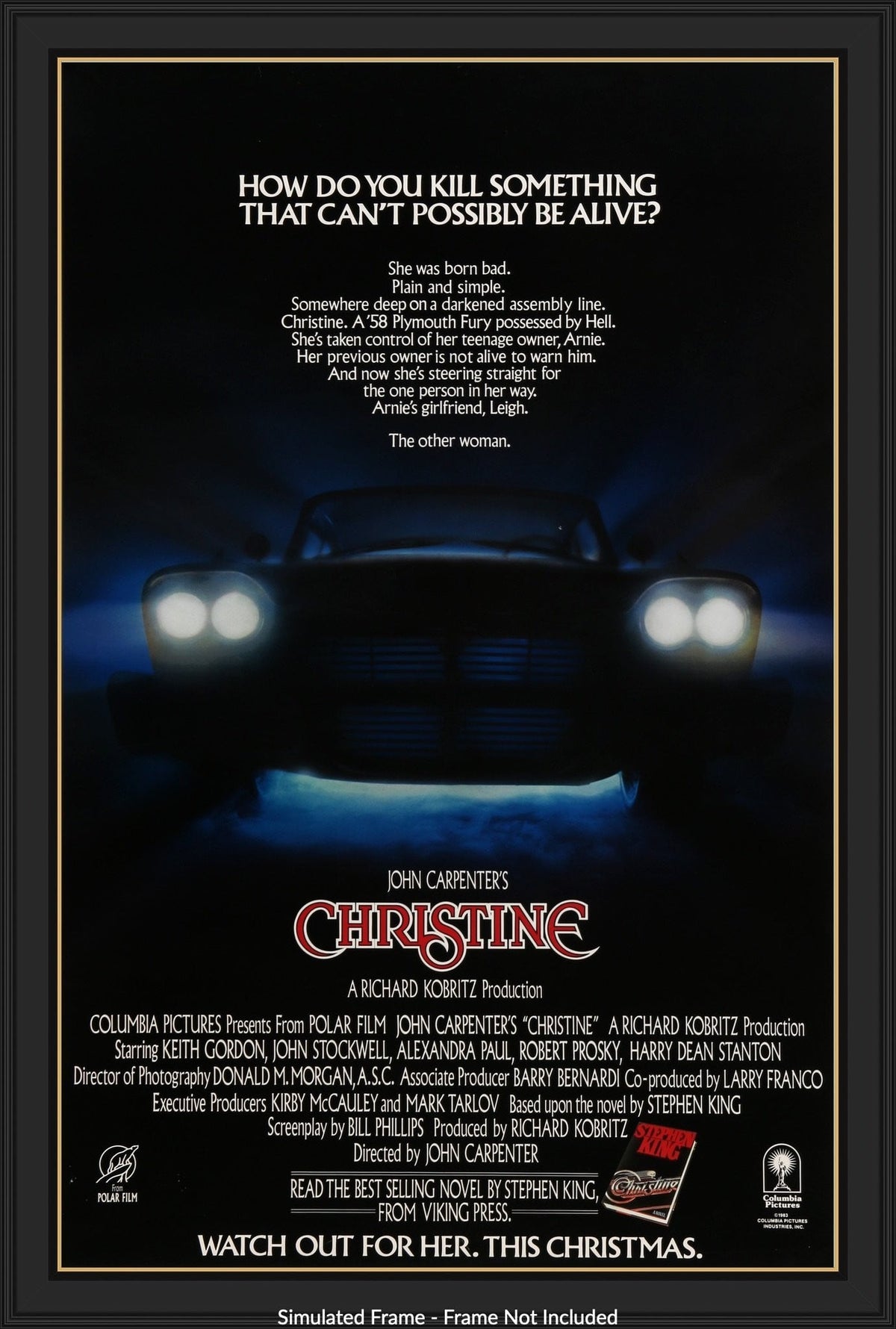 Christine (1983) original movie poster for sale at Originalfilmart